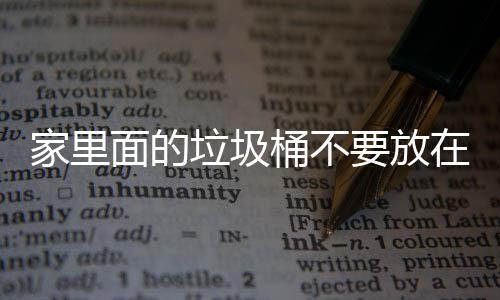 面的桶不地方的垃圾了家里的在这，会破坏要放风水家里几个