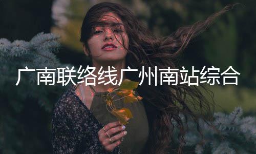 线广联络州南站综主体合楼广南封顶结构全面